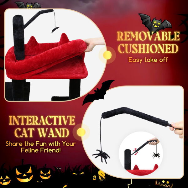 50 Inch Gothic Cat Climbing Rack - Image 8
