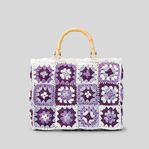 Fashion Cool Contrast Color Straw Bag Women - Image 6