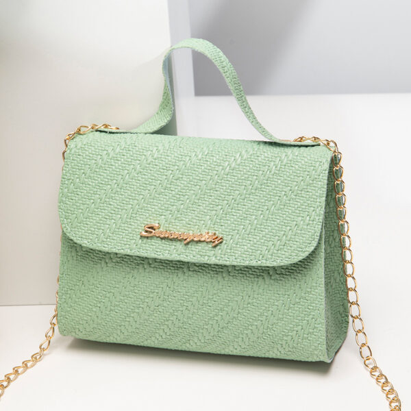 Simple Embossed Chain Simple Handbag - Image 2