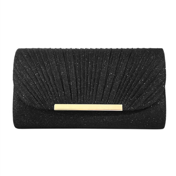 Women's Hardware Edge Party Pattern Fine Pink Clutch - Image 8