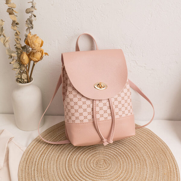 Trendy Backpack Simple Retro Korean Type - Image 3