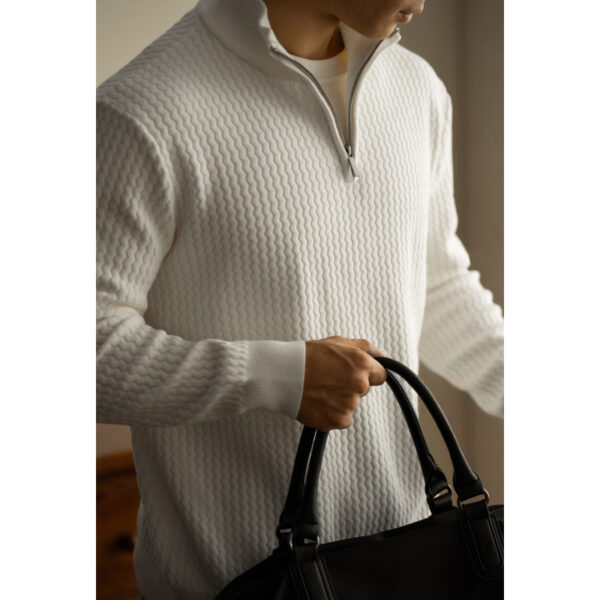 Turtleneck Zipper Sweater Men's Coat Thick Long Sleeve - Image 2