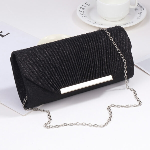 Metal Magnetic Buckle Portable Shell Pattern Chain Bag - Image 3