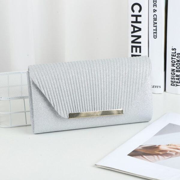 Metal Magnetic Buckle Portable Shell Pattern Chain Bag - Image 2