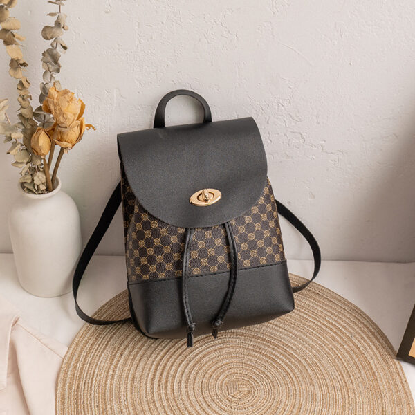 Trendy Backpack Simple Retro Korean Type - Image 6