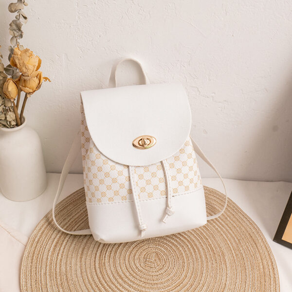 Trendy Backpack Simple Retro Korean Type - Image 4