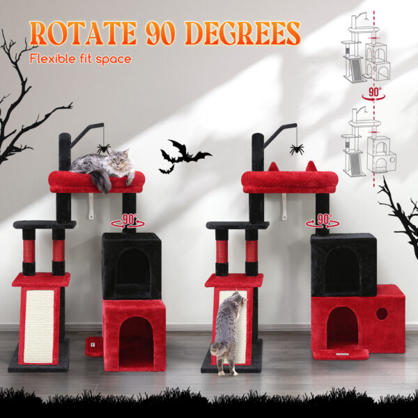50 Inch Gothic Cat Climbing Rack - Image 5