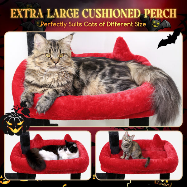 50 Inch Gothic Cat Climbing Rack - Image 7
