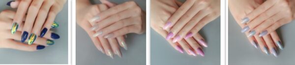 24 pieces of trendy wearable fake nail pieces - Image 7