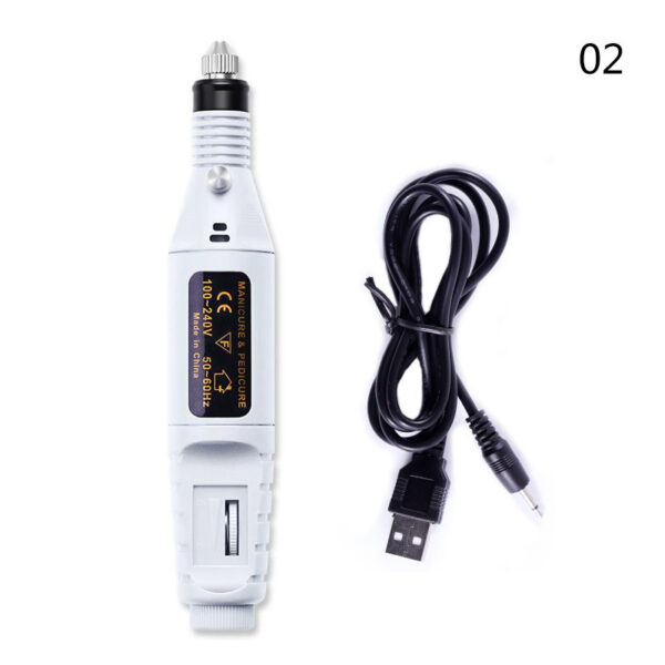 Electric Nail Drill Machine Manicure Machine Set USB Charging Mill Cutter For Manicure Nail File Pedicure Tool Nail Drill Set - Image 3