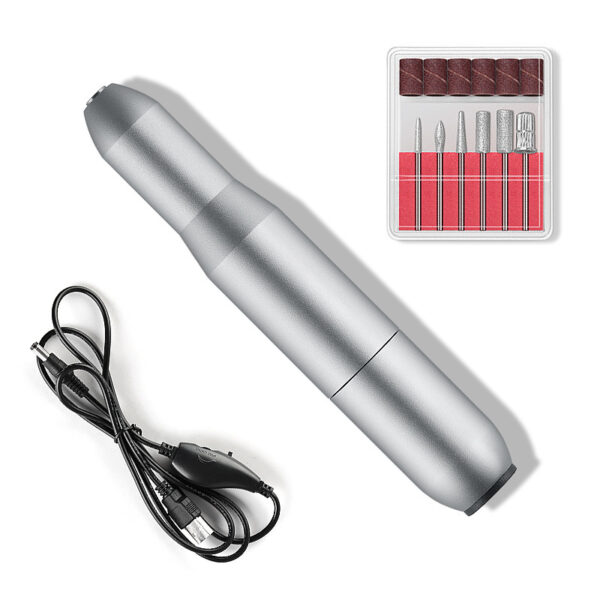 Electric Nail Drill Machine Manicure Machine Set USB Charging Mill Cutter For Manicure Nail File Pedicure Tool Nail Drill Set - Image 7