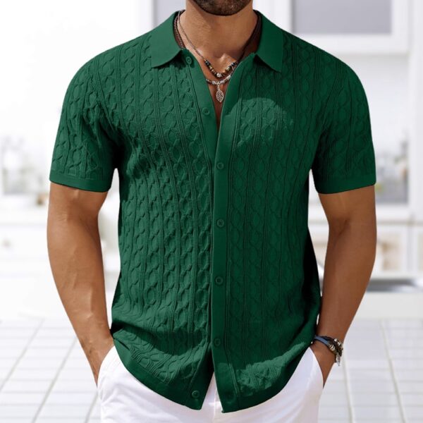 Summer Short-sleeved Men's Clothing European And American - Image 3